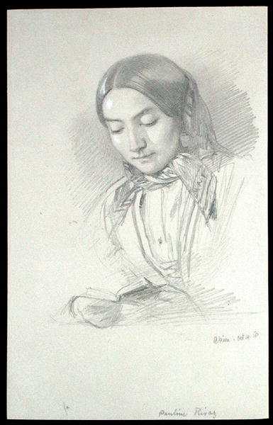 Portrait de Pauline Rivaz - John Brett