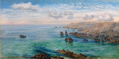 Esquisse sur la côte sud de Guernesey - John Brett