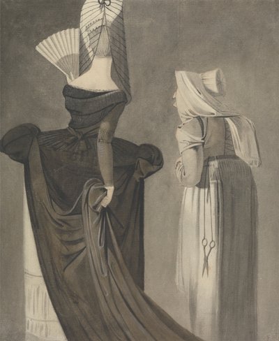 Une dame romaine avec une duègne - John Brown