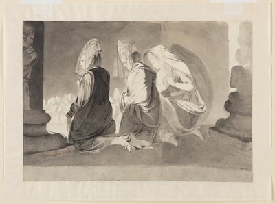 Trois femmes agenouillées - John Brown