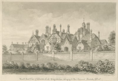 Barton under Needwood - Barton Hall - John Buckler