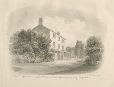 Village de Baswich - maison de John Stevenson Salt, Esq. - John Buckler
