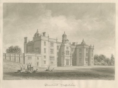 Beaudesert Hall et Parc - John Buckler