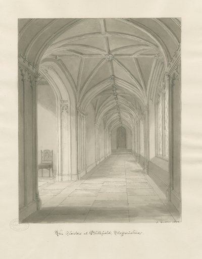Blithfield Hall - Cloîtres - John Buckler
