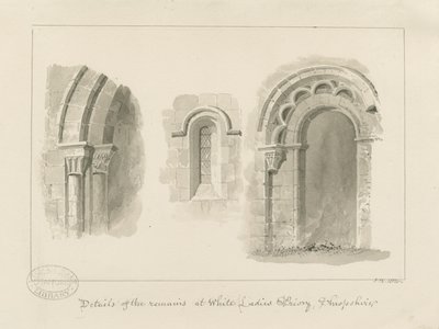 Brewood - Prieuré de Whiteladies (ruine) - John Buckler