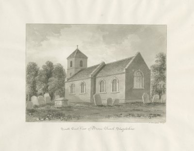 Église de Broom (maintenant Worcestershire) - John Buckler