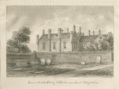 Burton-upon-Trent - Priory House - John Buckler