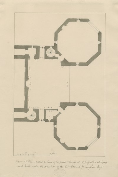 Église du château - Château de Stafford - John Buckler