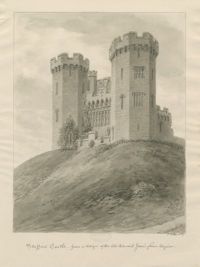 Église du Château - Château de Stafford - John Buckler