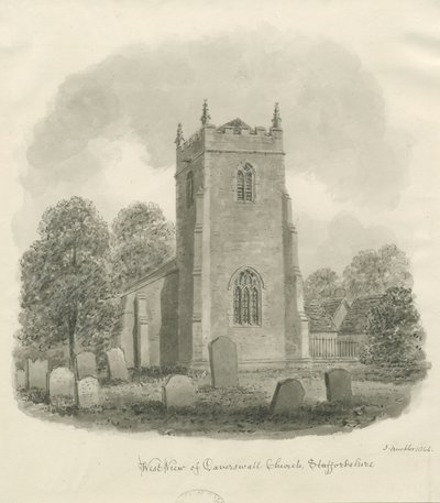 Église de Caverswall - John Buckler