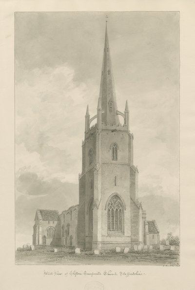 Église de Clifton Campville - John Buckler