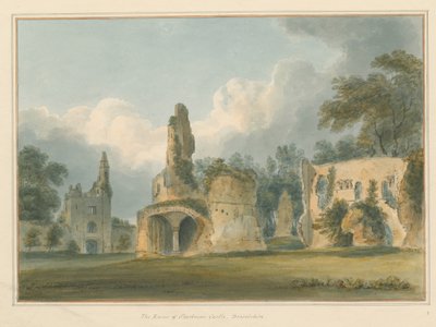 Dorset - Sherborne - Ruines du Château, 1802 - John Buckler