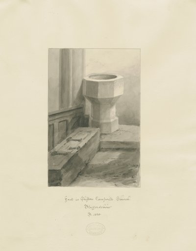 Fonts baptismaux dans l