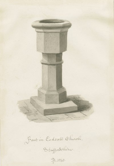 Fonts baptismaux dans l