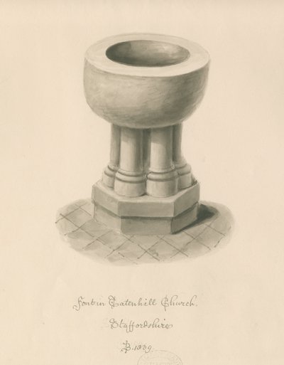 Fonts baptismaux dans l
