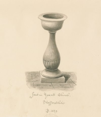 Fonts baptismaux dans l