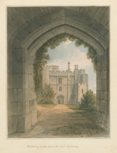 Gloucestershire - Château de Berkeley, 1823 - John Buckler