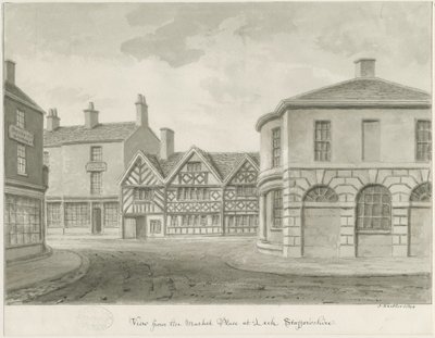 Leek Town - Place du marché - John Buckler