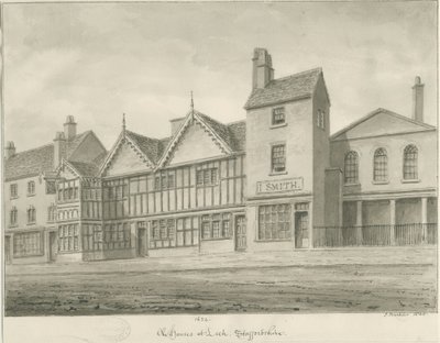 Leek Town - Vieilles Maisons, 1844 - John Buckler