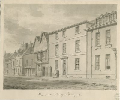 Lichfield - Bibliothèque - John Buckler