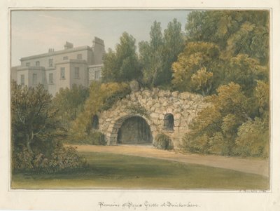 Middlesex - Twickenham - Grotte de Pope, 1826 - John Buckler
