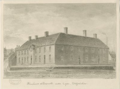 Newcastle-under-Lyme - Maisons de charité (1840) - John Buckler