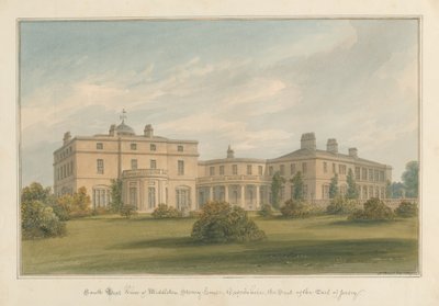 Oxfordshire - Maison de Middleton Stoney, 1827 - John Buckler