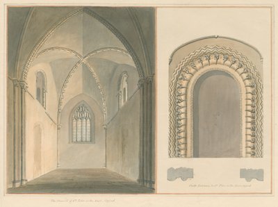 Oxfordshire - Oxford - Chœur et entrée sud de l
