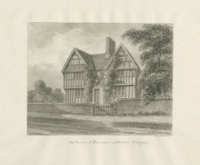 Patshull - Ancien manoir à Boningale - John Buckler