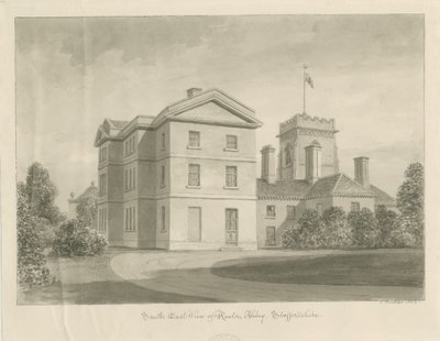 Abbaye de Ranton [Prieuré] : dessin sépia, 1842 - John Buckler