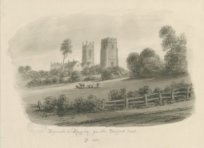 Rugeley Town - Depuis la route de Stafford - John Buckler