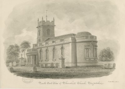 Église de Shareshill - John Buckler