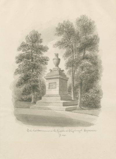 Shugborough - Monument du chat - John Buckler