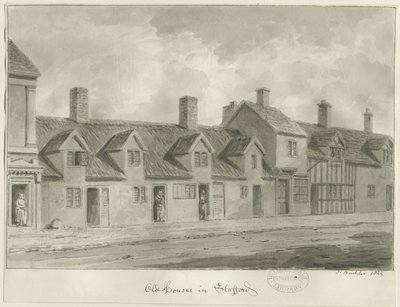 Stafford - Vieilles maisons [dans Eastgate Street] - John Buckler