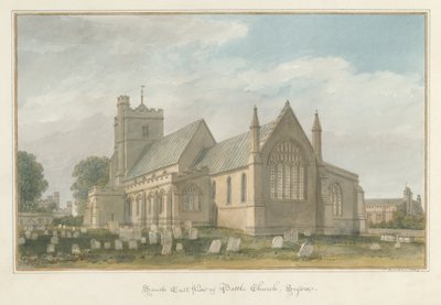 Sussex - Église de Battle, 1824 - John Buckler