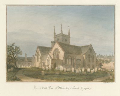 Sussex - Église de Petworth, 1825 - John Buckler