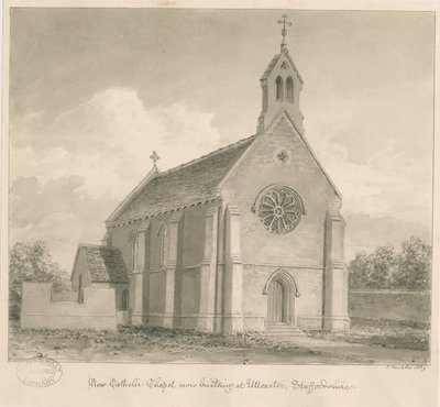 Uttoxeter Town - Nouvelle chapelle catholique - John Buckler