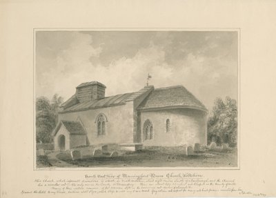 Wiltshire - Église de Manningford Bruce, 1806 - John Buckler