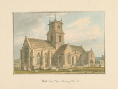 Wiltshire - Église de Tisbury, 1804 - John Buckler