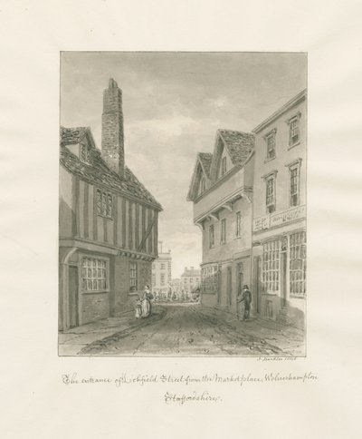 Wolverhampton - Rue de Lichfield - John Buckler