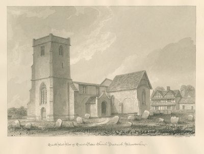 Worcestershire - Droitwich - Église Saint-Pierre, 1833 - John Buckler