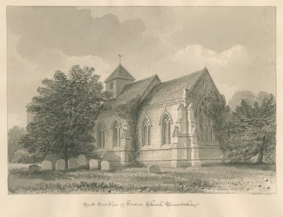 Worcestershire - Église de Hadsor, 1833 - John Buckler