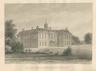 Worcestershire - Hanbury Hall, 1833 - John Buckler