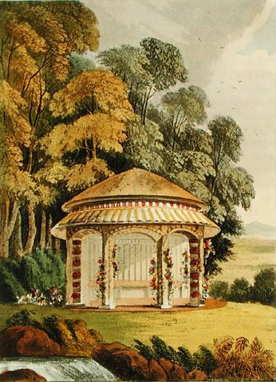 Un siège en bois, de Ackermann