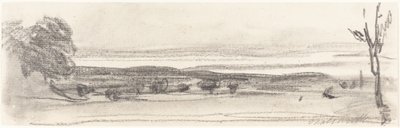 Vue à travers le parc, Chatsworth, Derbyshire - John Burgess