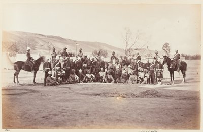 Adjoint général adjoint avec prévôt-maréchal et état-major, vers 1879 - John Burke