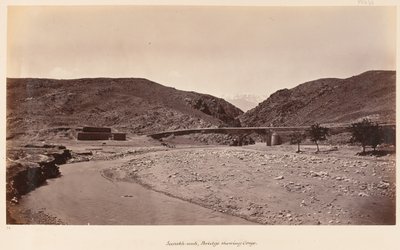 Le pont à Surakh-aub, 1879 - John Burke