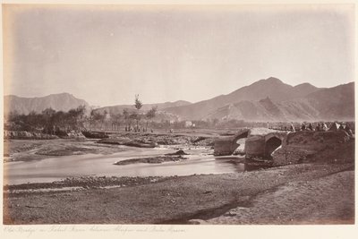 Le vieux pont sur la rivière Kaboul - John Burke