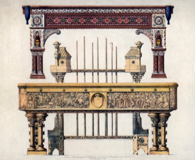 Tables de billard, 19ème siècle - John Burley Waring