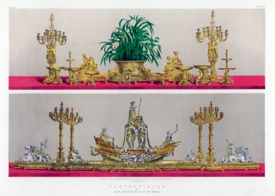 Centres de table, 19e siècle - John Burley Waring